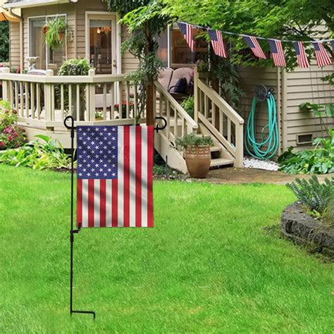 metal house flag holder|freestanding flag holder for house.